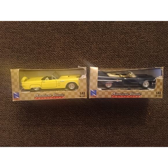 Lot of 2 NewRay American Classic Collection – 1:43 Diecast Cars NIB - Picture 1 of 3